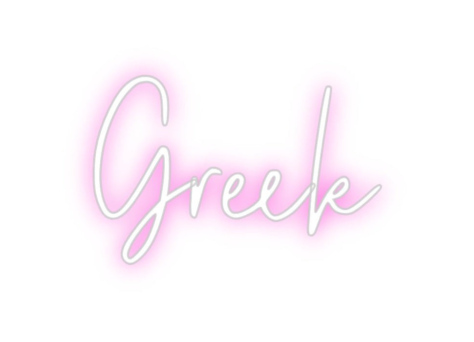 Custom Neon: Greek - Neon Filter