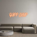 Custom Neon: GUPP SHUP - Neon Filter