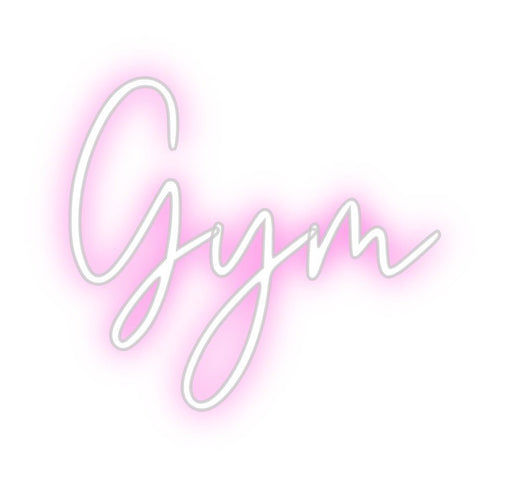 Custom Neon: Gym - Neon Filter