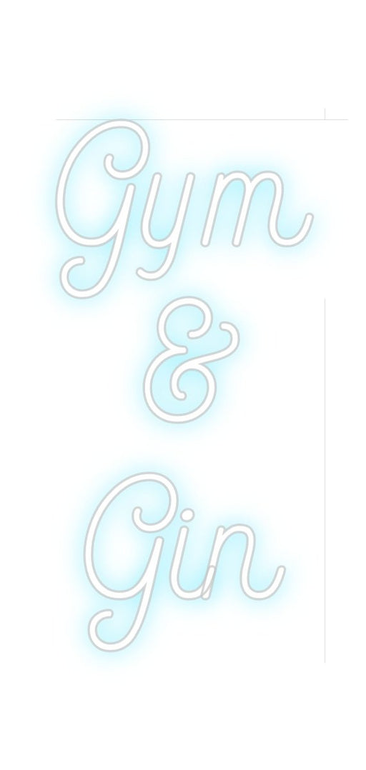 Custom Neon: Gym & Gin - Neon Filter