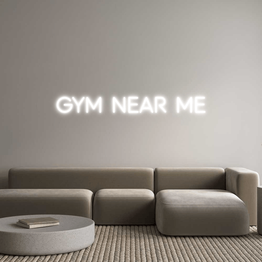 Custom Neon: GYM NEAR ME - Neon Filter