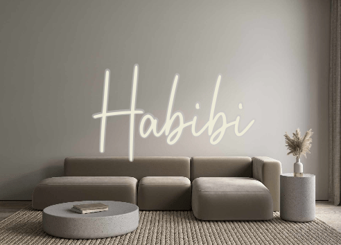 Custom Neon: Habibi - Neon Filter