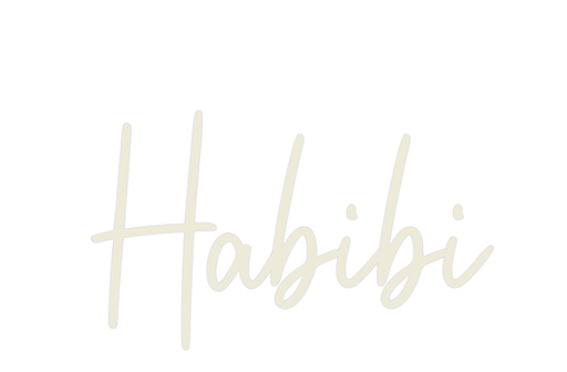 Custom Neon: Habibi - Neon Filter