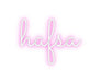 Custom Neon: hafsa - Neon Filter