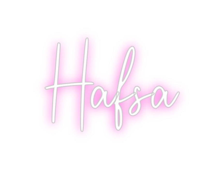 Custom Neon: Hafsa - Neon Filter