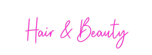 Custom Neon: Hair & Beauty - Neon Filter