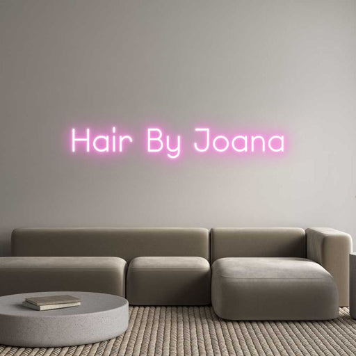 Custom Neon: Hair By Joana - Neon Filter