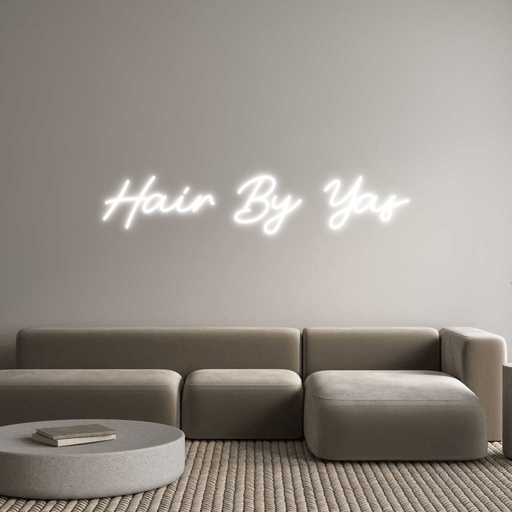 Custom Neon: Hair By Yas - Neon Filter