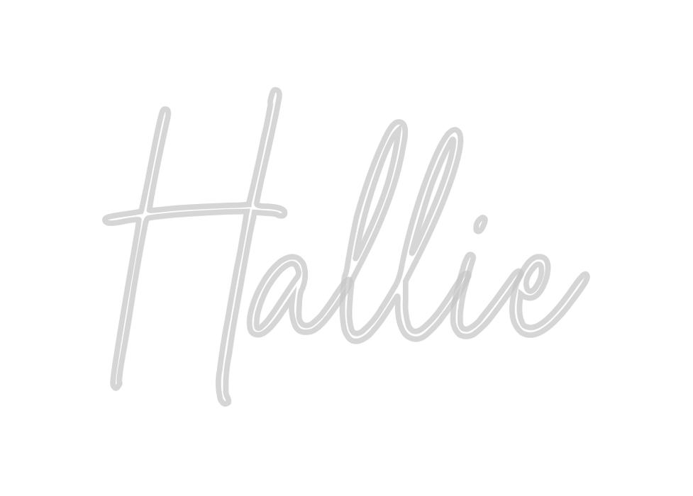 Custom Neon: Hallie - Neon Filter