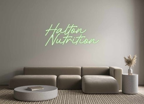 Custom Neon: Halton Nut... - Neon Filter