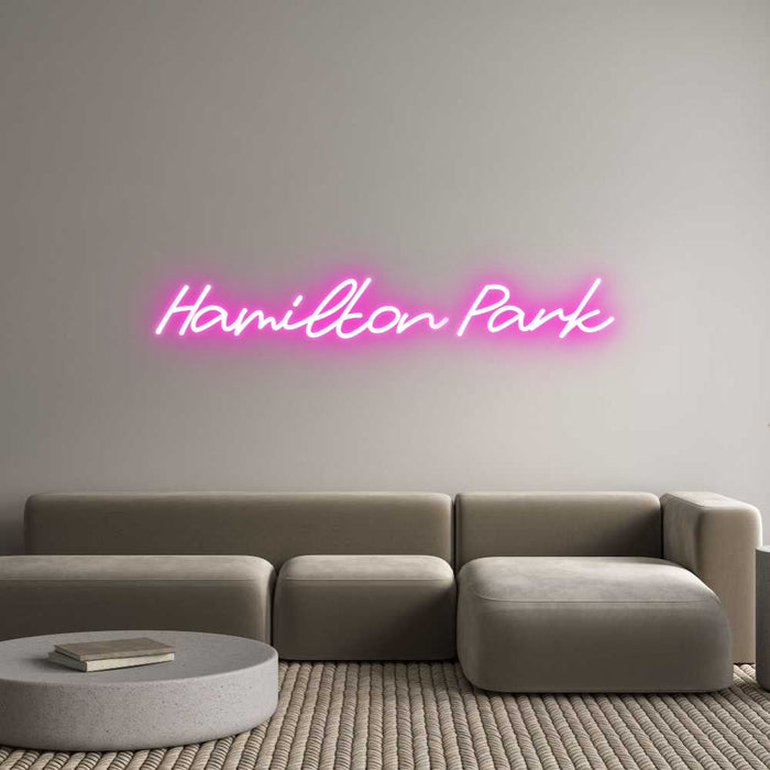 Custom Neon: Hamilton Park - Neon Filter