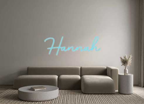 Custom Neon: Hannah - Neon Filter