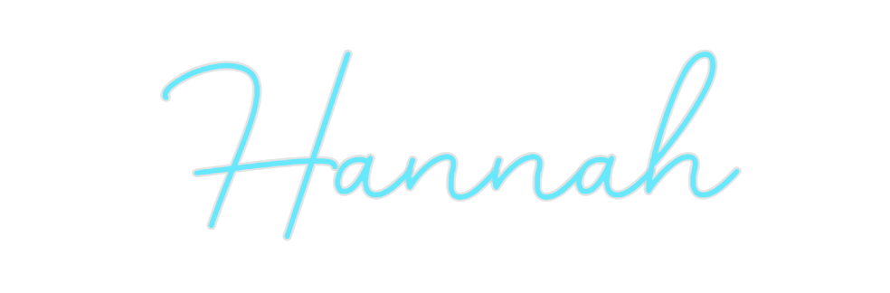 Custom Neon: Hannah - Neon Filter