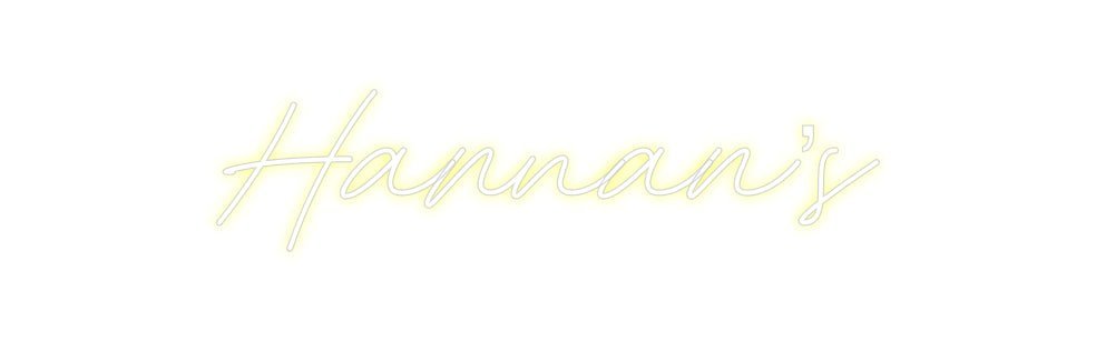 Custom Neon: Hannan’s - Neon Filter