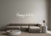 Custom Neon: Happpy birthday - Neon Filter