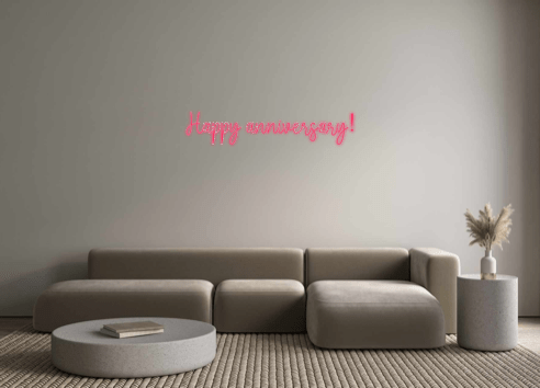 Custom Neon: Happy anniver... - Neon Filter