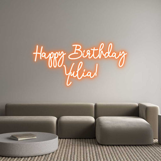 Custom Neon: Happy Birthda... - Neon Filter