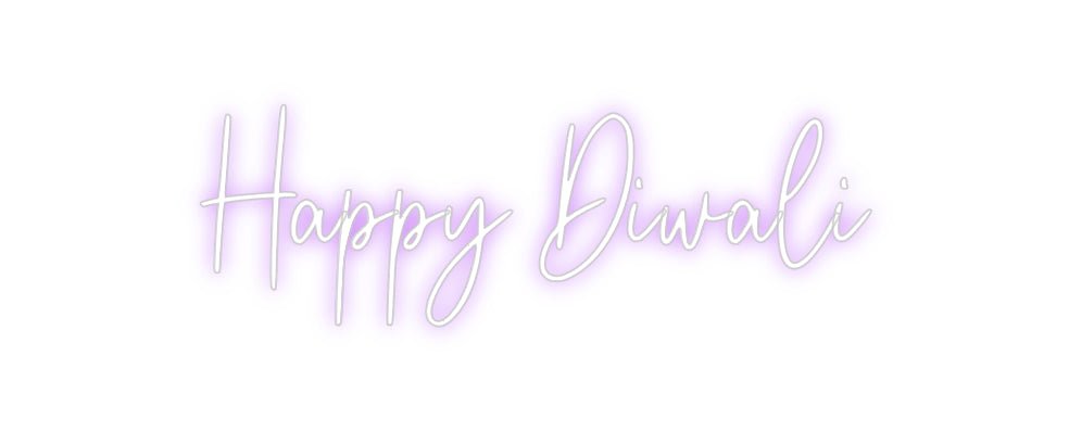 Custom Neon: Happy Diwali - Neon Filter