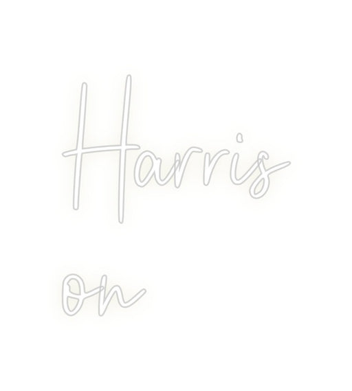 Custom Neon: Harris on - Neon Filter