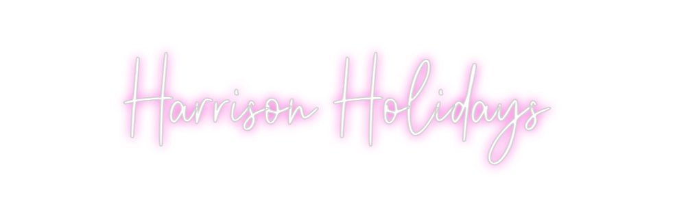 Custom Neon: Harrison Holi... - Neon Filter