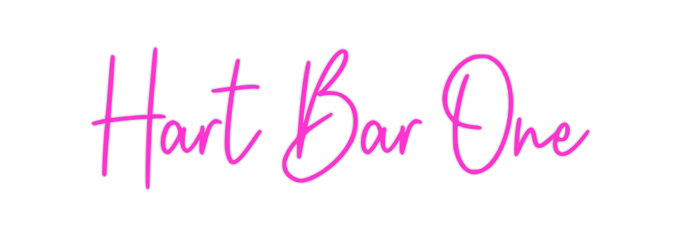 Custom Neon: Hart Bar One - Neon Filter