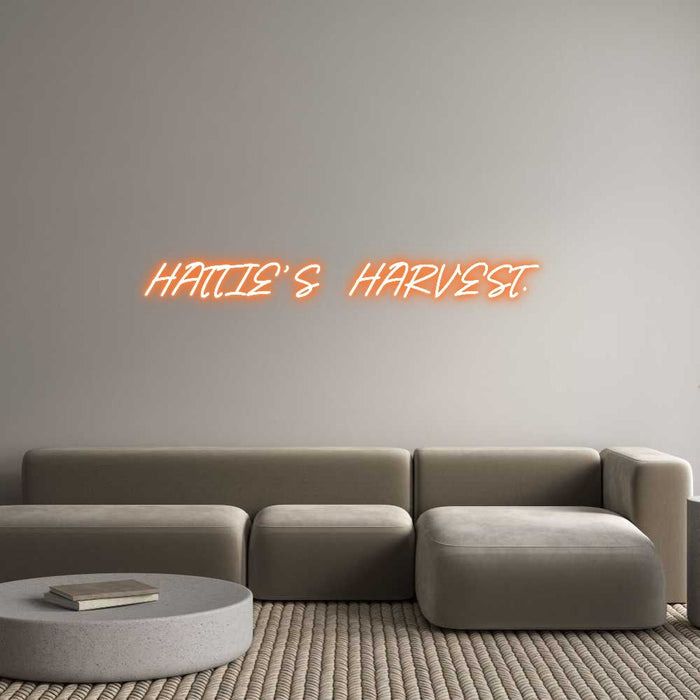 Custom Neon: HATTIE’S HAR... - Neon Filter