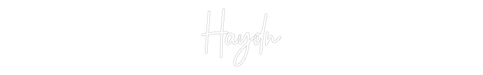 Custom Neon: Haydn - Neon Filter