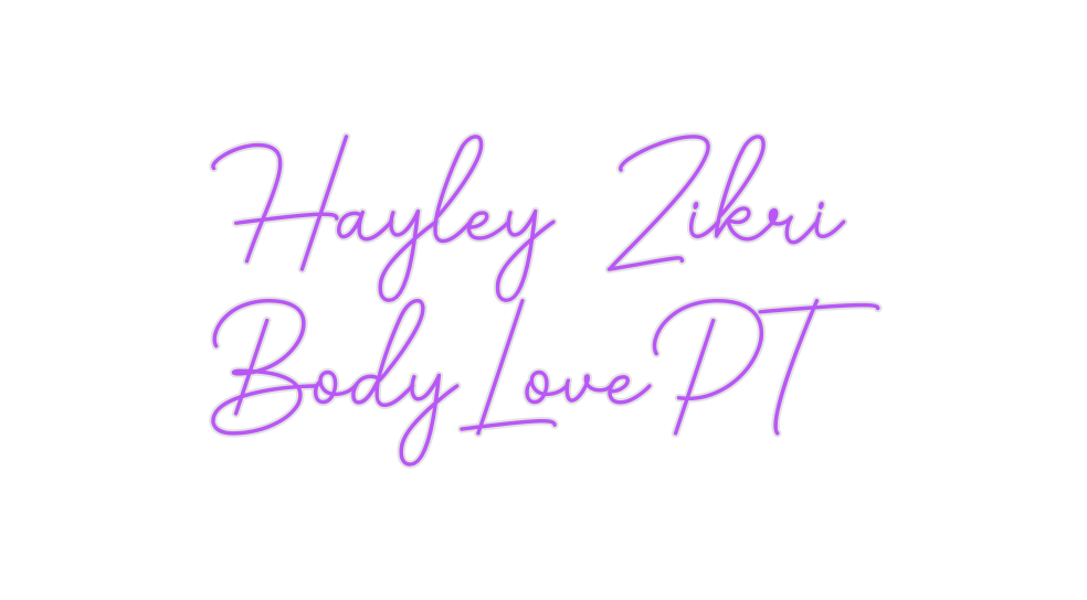 Custom Neon: Hayley Zikri ... - Neon Filter