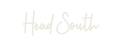 Custom Neon: Head South - Neon Filter