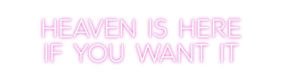 Custom Neon: heaven is her... - Neon Filter