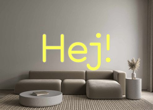 Custom Neon: Hej! - Neon Filter