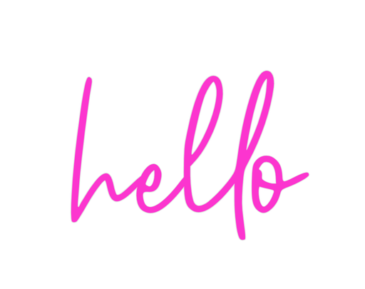 Custom Neon: hello - Neon Filter