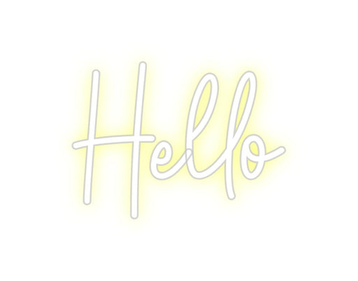 Custom Neon: Hello - Neon Filter