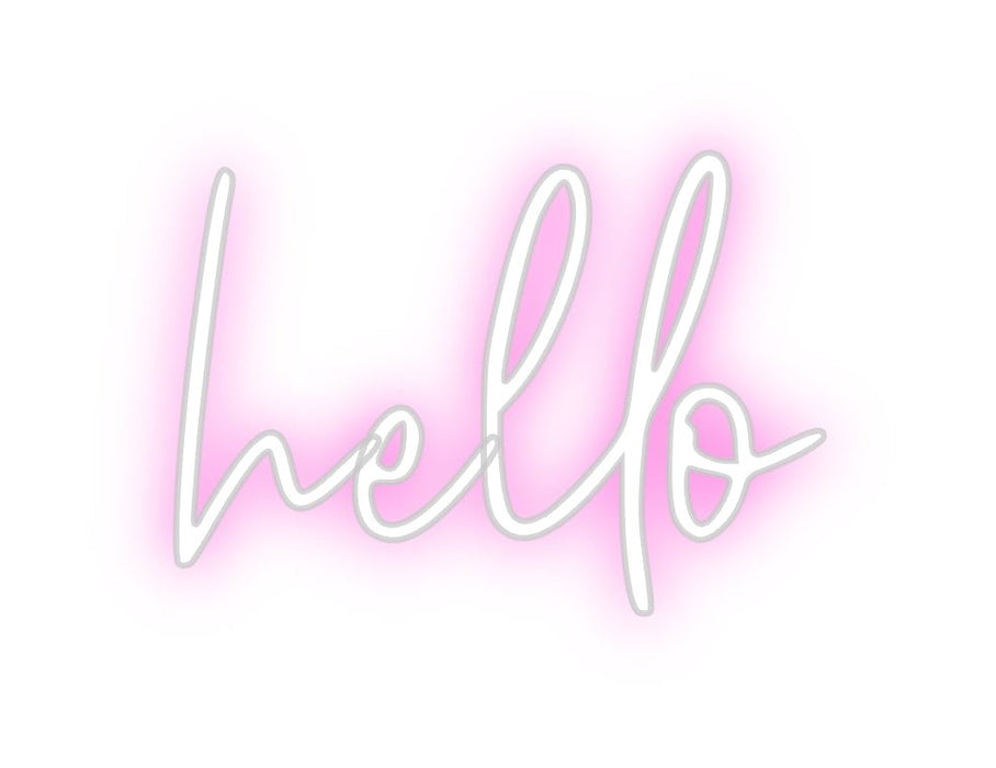 Custom Neon: hello - Neon Filter