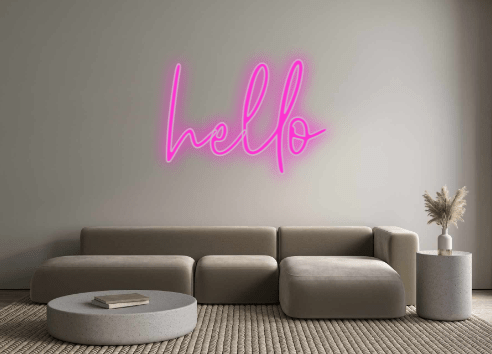 Custom Neon: hello - Neon Filter