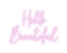 Custom Neon: Hello Beaut... - Neon Filter