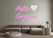 Custom Neon: Hello 🤍 Gorg... - Neon Filter