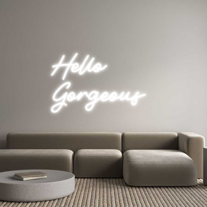 Custom Neon: Hello Gorge... - Neon Filter