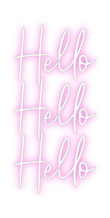 Custom Neon: Hello Hello ... - Neon Filter