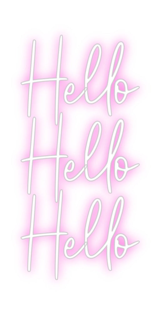 Custom Neon: Hello Hello ... - Neon Filter