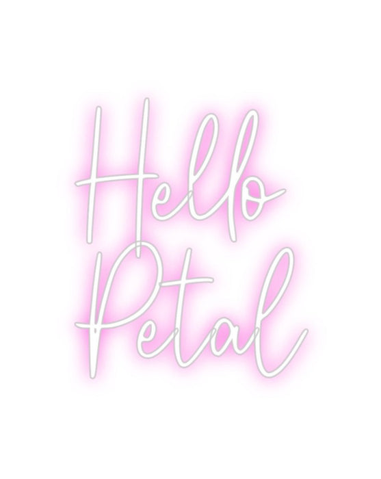 Custom Neon: Hello Petal - Neon Filter