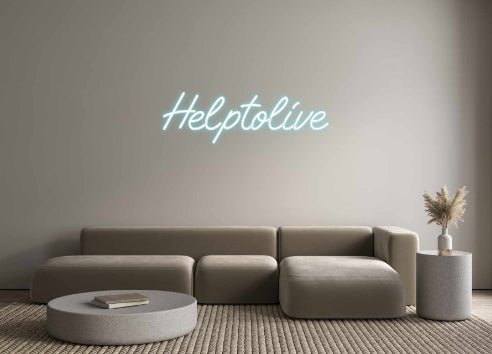 Custom Neon: Helptolive - Neon Filter