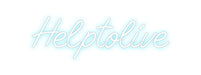 Custom Neon: Helptolive - Neon Filter