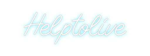 Custom Neon: Helptolive - Neon Filter