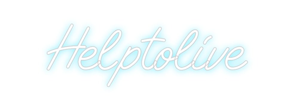Custom Neon: Helptolive - Neon Filter