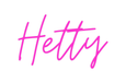 Custom Neon: Hetty - Neon Filter