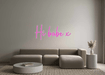 Custom Neon: Hi babe x - Neon Filter