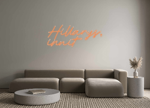 Custom Neon: Hillarys, innit - Neon Filter