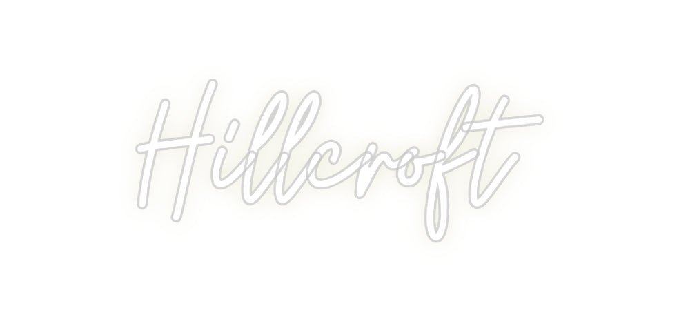 Custom Neon: Hillcroft - Neon Filter