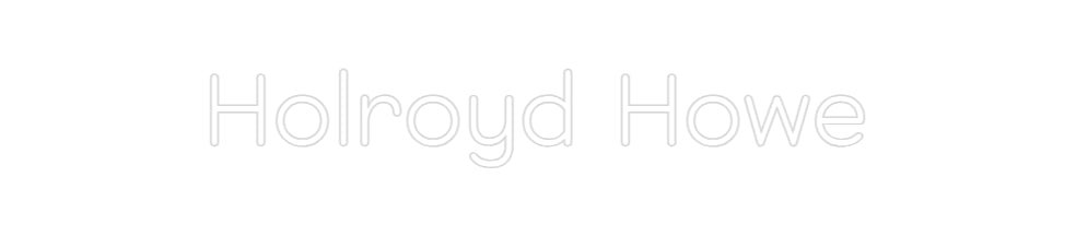 Custom Neon: Holroyd Howe - Neon Filter